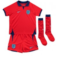 England Harry Kane #9 Bortedraktsett Barn VM 2022 Kortermet (+ Korte bukser)